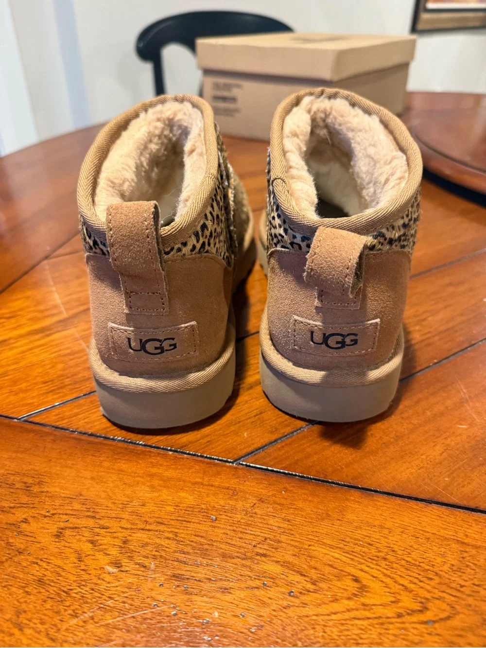 Leopard Print Uggs W9